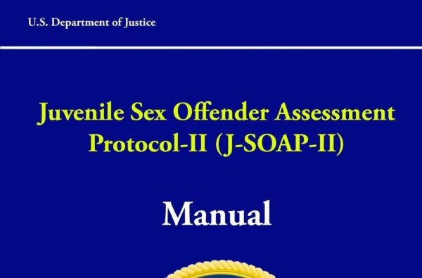 Formation J-SOAP-II - L'évaluation du risque de récidive sexuelle chez les adolescents (16 et 17 janvier 2025)